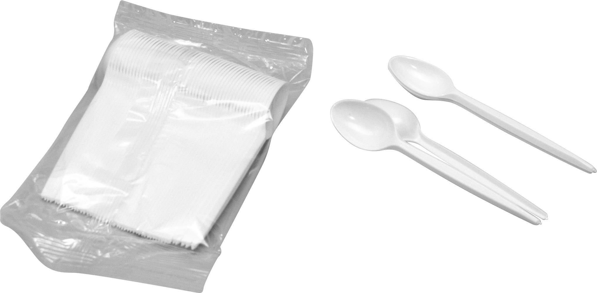 Einweg-kaffeelöffel 50 Stk. L: 12 Cm - Weiß, KONVENTIONELL, Kunststoff (12cm)