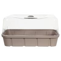 Anzuchtbeet Kunststoff 6 L 38x19x25 cm - Taupe, Basics, Kunststoff (38/19/25cm)