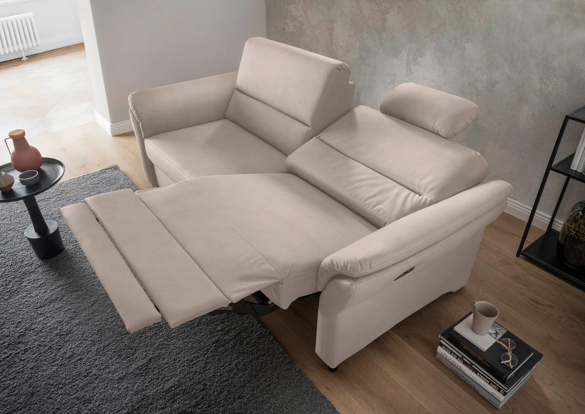 3-Sitzer-Sofa Cavoli, Beige R B: 192 cm - Beige/Schwarz, MODERN, Textil (192/90/89cm) - Livetastic