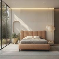 Polsterbett Nook 160x200 Cm Terracotta - Terracotta, MODERN, Holz/Holzwerkstoff (160/200cm) - MID.YOU