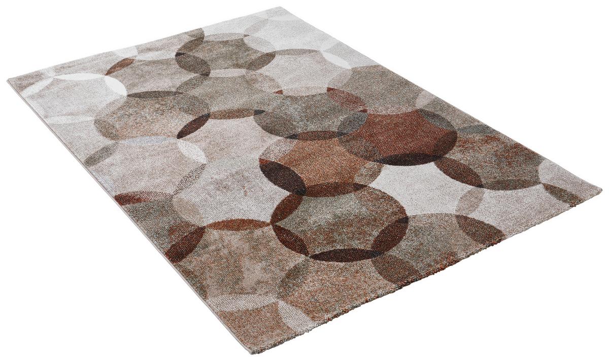 Webteppich Beige/braun Graphik Modernina 80x150 Cm - Rotbraun/Beige, Design, Textil (80/150cm) - Esprit