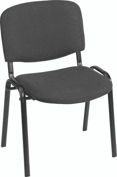 Židle Dina - černá, kov/textil (55/83/53,5cm)