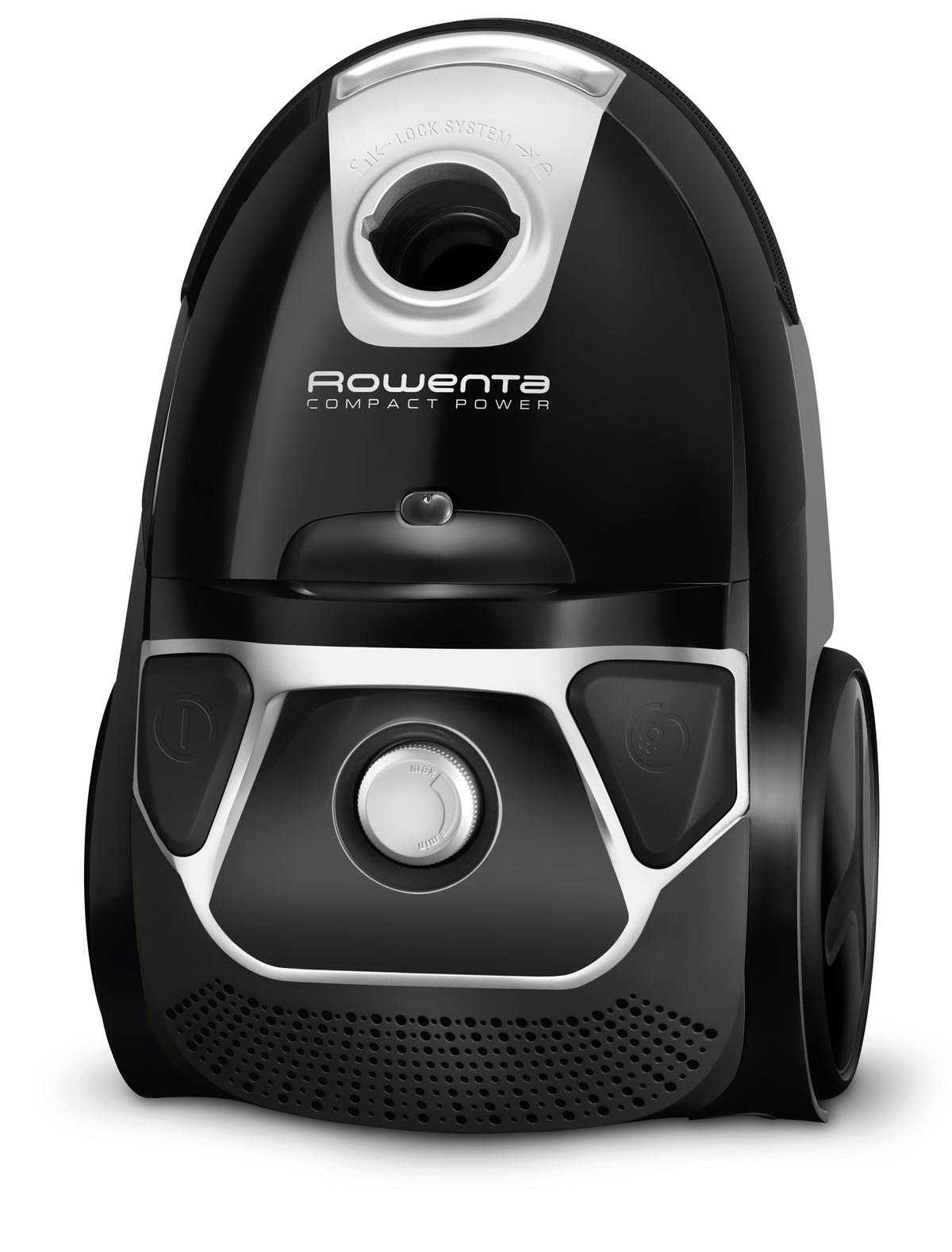 Staubsauger Mit Beutel, Bodendüse Umstellbar 900 W - Schwarz/Grau, Basics, Kunststoff/Metall (49,5/29/29,3cm) - Rowenta