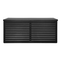 Kissenbox Dubrovnik Schwarz B: 146,5 cm - Schwarz, MODERN, Kunststoff (146.5/64.5/61cm) - MID.YOU