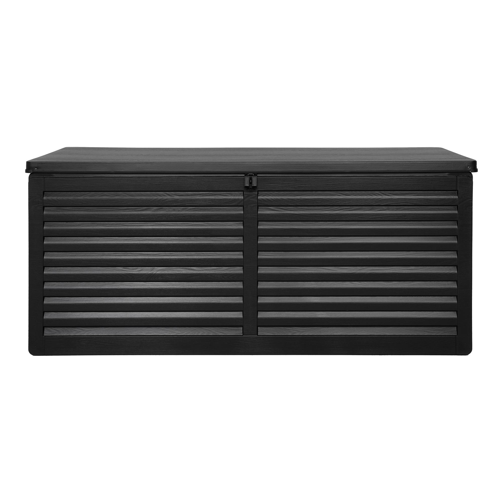 Kissenbox Dubrovnik Schwarz B: 146,5 cm