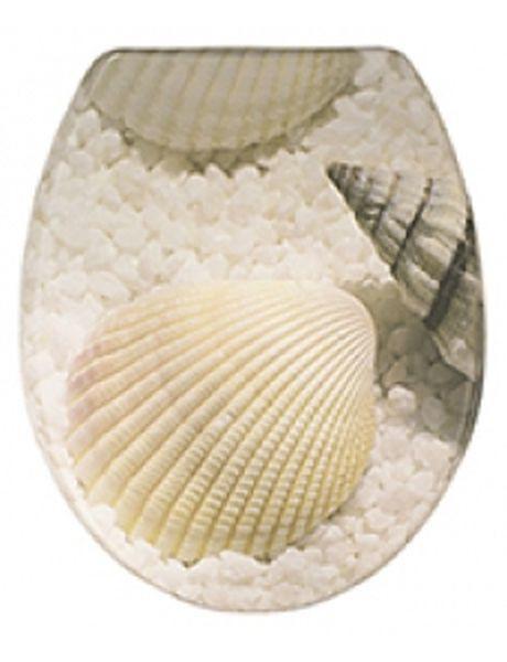 Wc Ülőke Antilla - bézs, Modern, műanyag (37/3/44cm)
