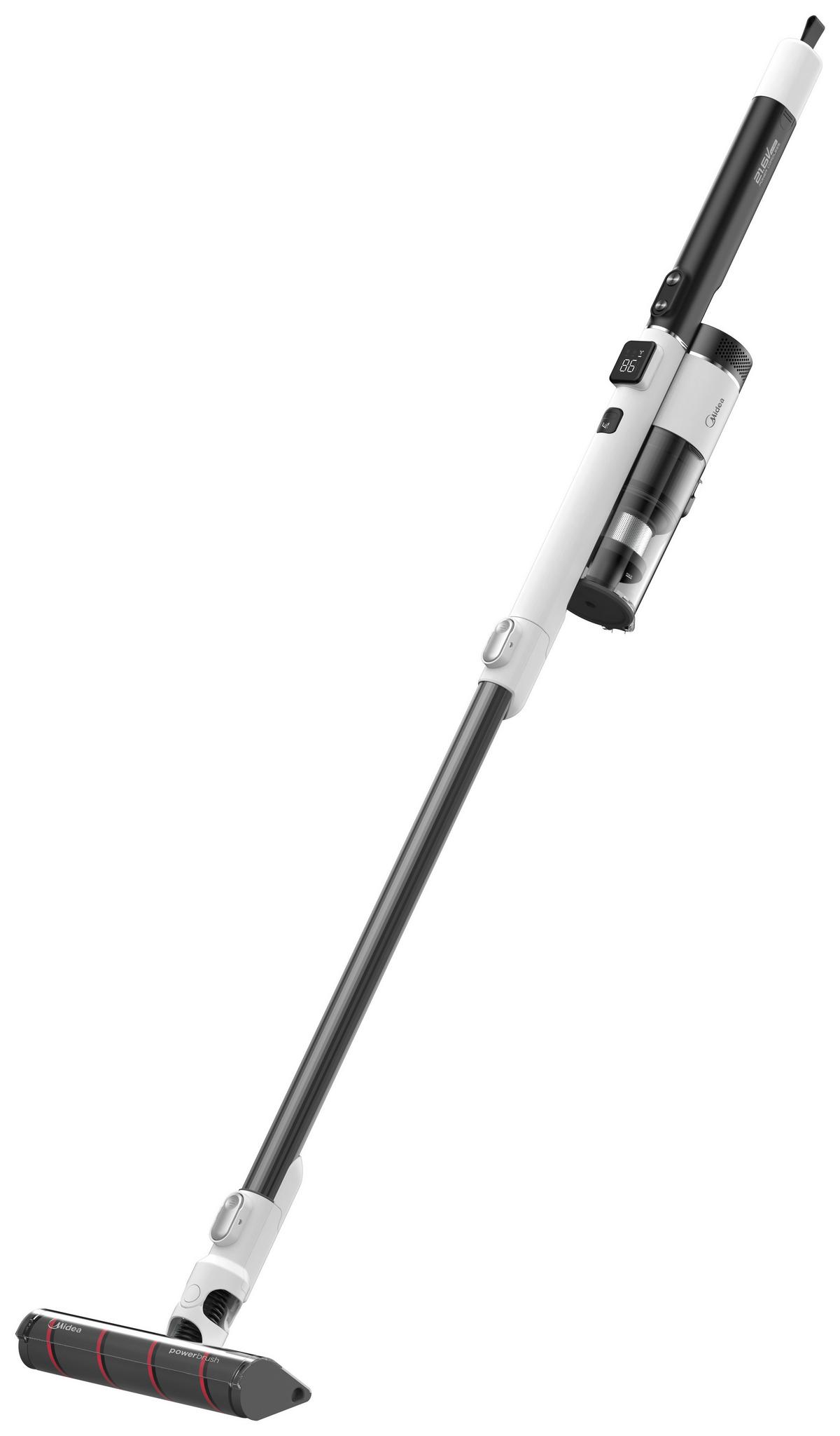 Akku-handstaubsauger Gisbert - Weiß, MODERN, Kunststoff (27,8/113/23,7cm) - Midea