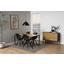 Esstisch Seaford B: 80 cm Eichefarben - Eichefarben/Schwarz, KONVENTIONELL, Holzwerkstoff/Metall (160/80/74cm) - Carryhome Esstisch Seaford B: 80 cm Eichefarben - Eichefarben/Schwarz, KONVENTIONELL, Holzwerkstoff/Metall (160/80/74cm) - Carryhome
