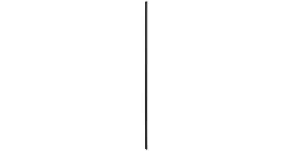 Schrankgriff Unit L: 10 cm Kunststoff Schwarz - Schwarz, MODERN, Kunststoff (101cm) - Ondega