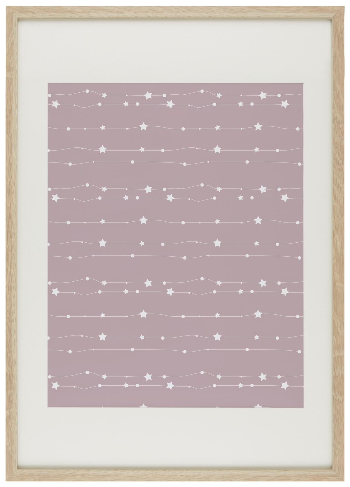 RÁM NA OBRAZY Gitta 50x70 cm - barvy dubu, Moderní, dřevo/kompozitní dřevo (50/70cm) - Modern Living