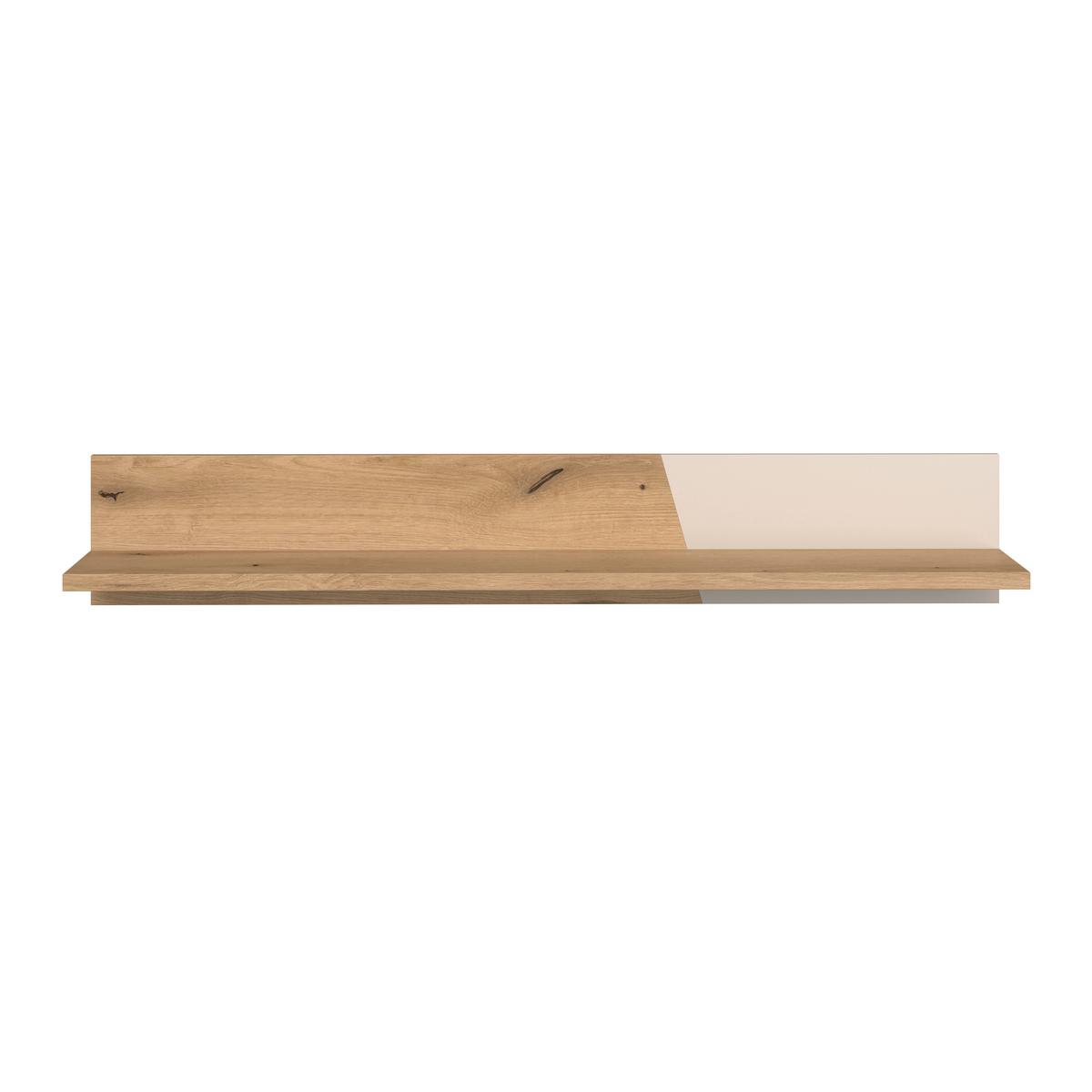 Wandboard Venedig NEW Kaschmir/Eichefarben B: 140 cm - Kaschmir/Eichefarben, MODERN, Holzwerkstoff (140/23/22cm)