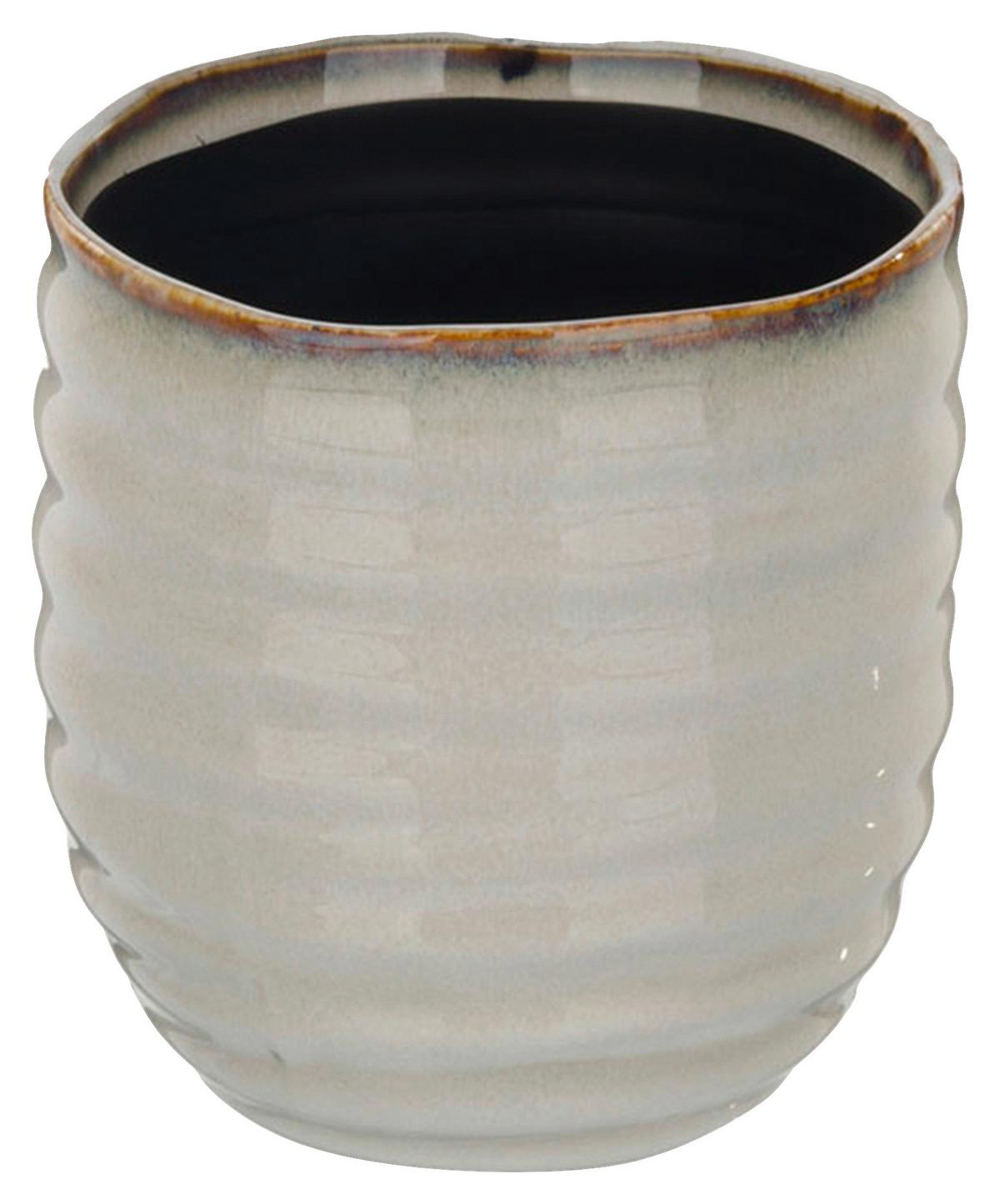 Obal na květináč MOOD - béžová, keramika (12,5/13cm) - Mömax
