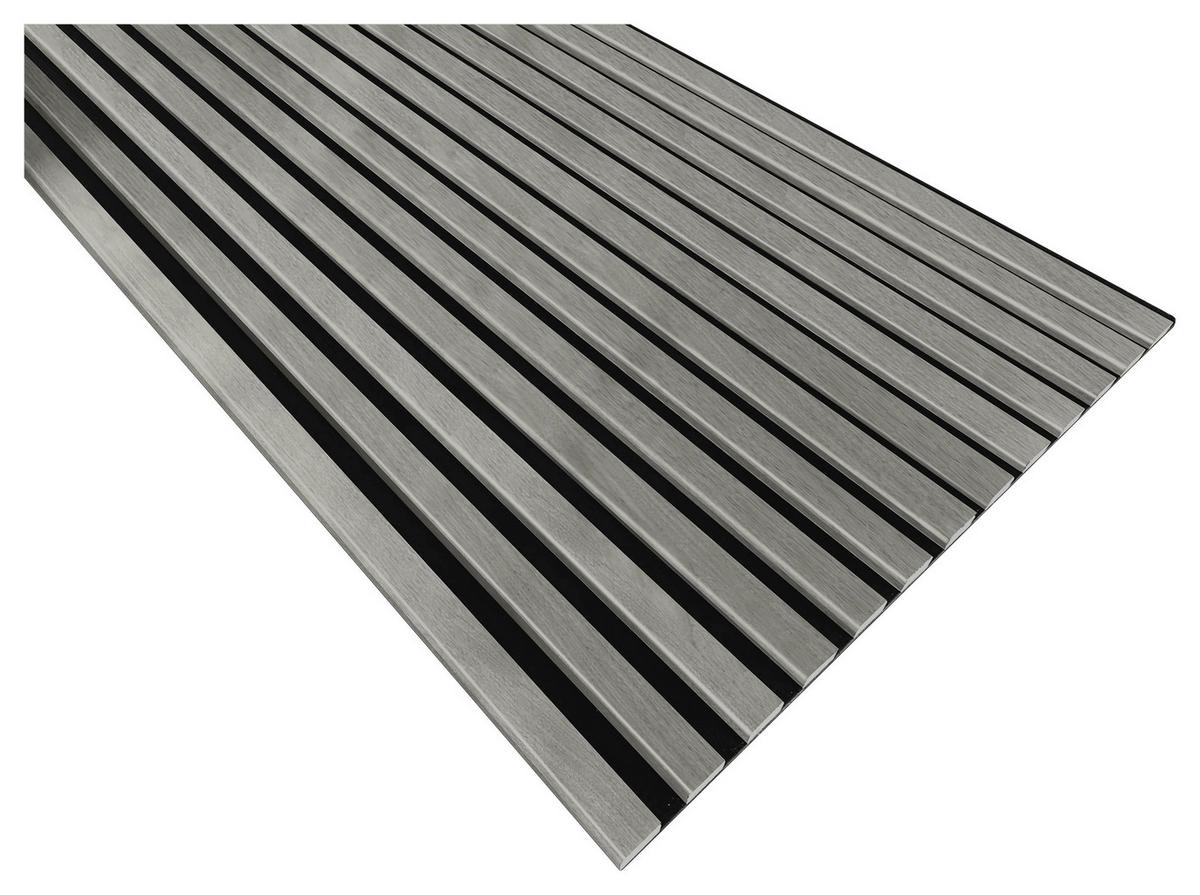 Akustikpaneel Josef - Hellgrau, MODERN, Holzwerkstoff/Kunststoff (90/60/2cm)