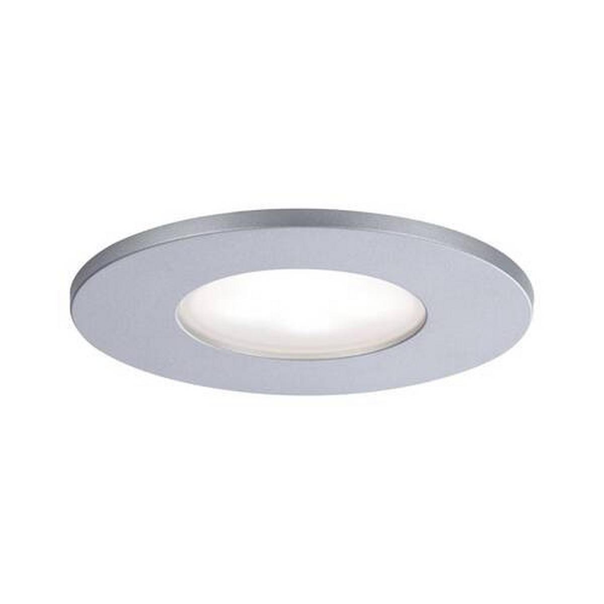 LED-Deckenleuchte Calla Ø 9 cm 3er-Set Chromfarben Rund - Chromfarben, Basics, Kunststoff (9cm) - Paulmann