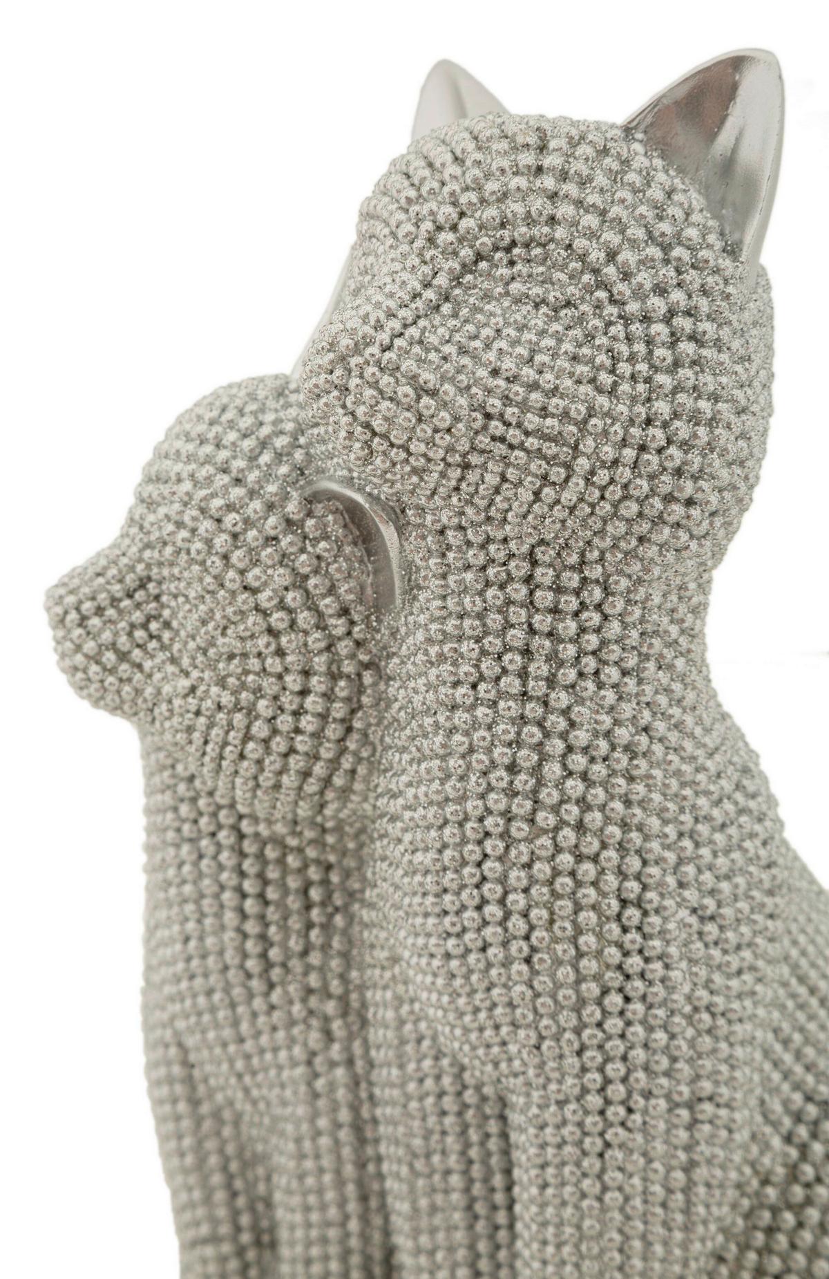 Skulptur Kunststoff, Silver - Basics, Kunststoff (13/21/10cm)