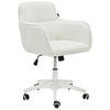 Drehstuhl Salvador Höhenverstellbar Creme/weiß - Creme/Weiß, MODERN, Kunststoff/Textil (60/80-90/62cm) - Livetastic