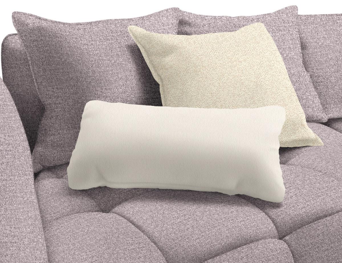 Boxspringová pohovka SOFI, šeříková, krémová - černá/krémová, Moderní, textil (294/93/152cm) - Premium Living
