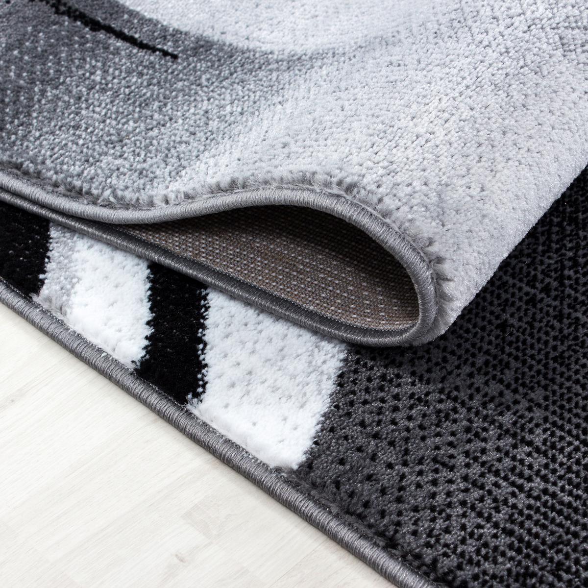 Teppich Läufer Schwarz Parma 80x300 cm - Schwarz, KONVENTIONELL, Textil (80/300cm) - Ayyildiz 
