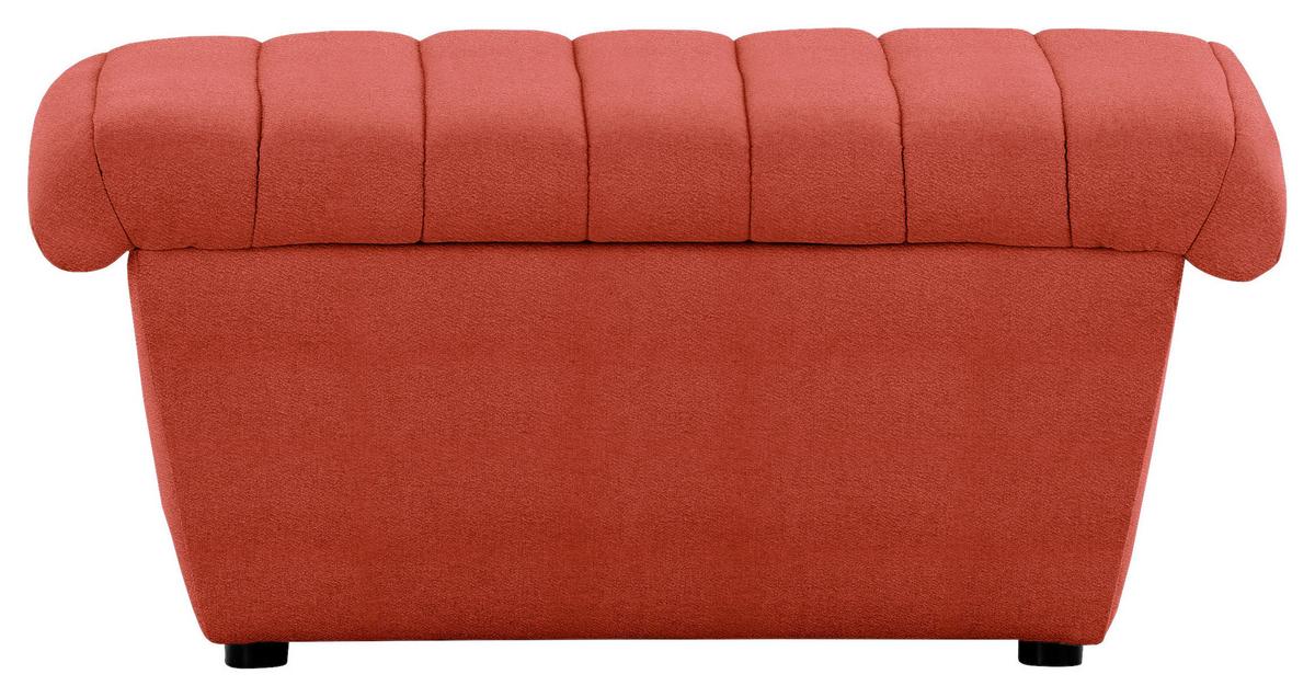 Hocker Looks Viii - Schwarz/Orange, Design, Textil (90/43/105cm) - LOOKS by W.Joop