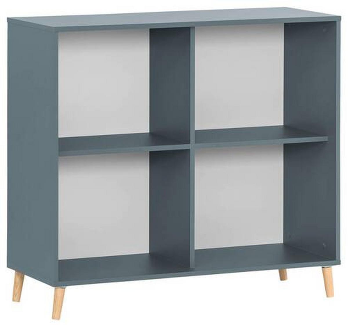 Aktenregal Serie 500 Blau B: 100,1 cm - Blau, MODERN, Holzwerkstoff (100,1/92,6/41cm) - MID.YOU