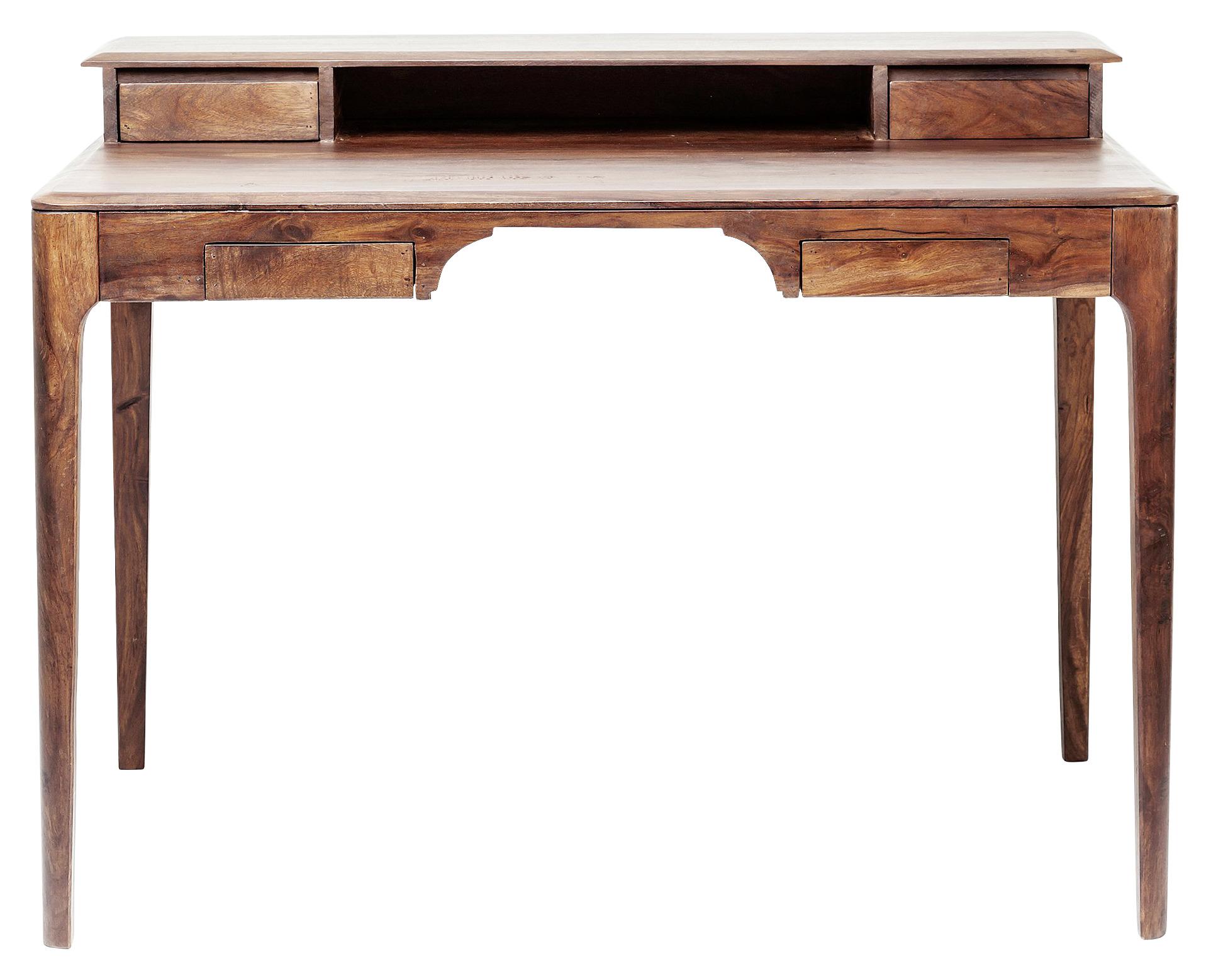 Schreibtisch Brooklyn Walnut - Walnussfarben, LIFESTYLE, Holz (110/70/85cm) - Kare-Design
