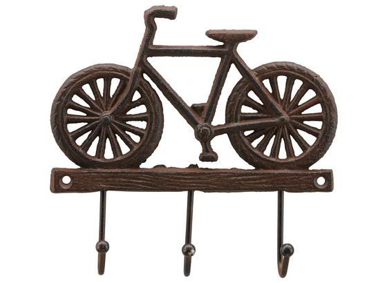 Lišta S Háčikmi Bike -sb- - hnedá, kov (20/20/3cm) - Modern Living Lišta S Háčikmi Bike -sb- - hnedá, kov (20/20/3cm) - Modern Living