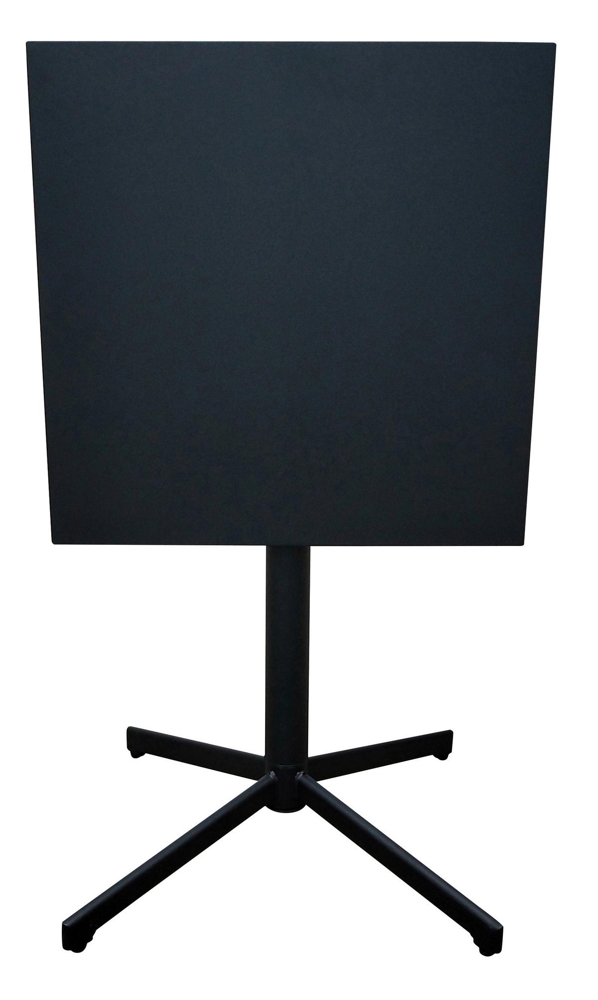 ZAHRADNÍ STŮL KATAR - černá, kov (60/71/60cm) - Mömax