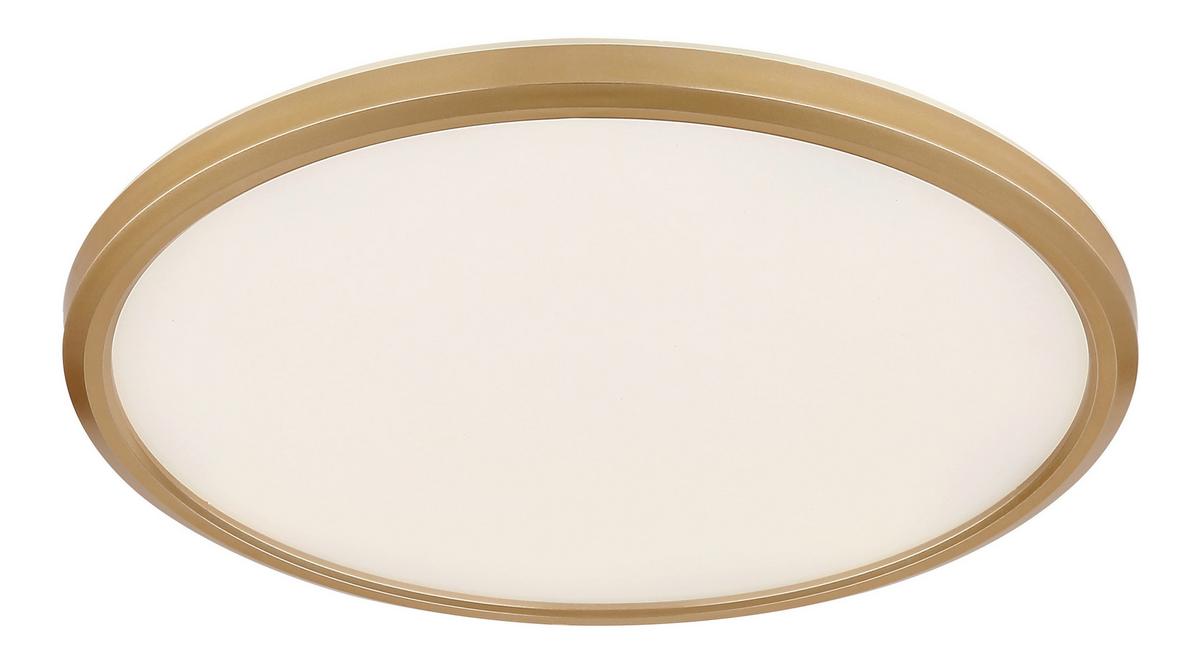 LED-Deckenleuchte 41562-18mm Sapana - Messingfarben/Opal, KONVENTIONELL, Kunststoff (29.4/2.5cm) - Globo