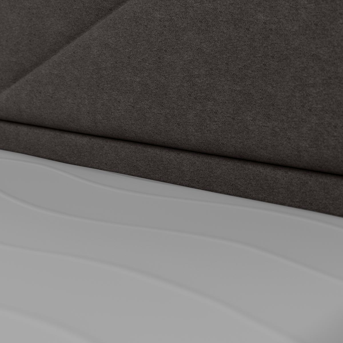 Bospringbett Lima 180x200 cm Anthrazit - Anthrazit, MODERN, Holz/Kunststoff (180/200cm) - MID.YOU