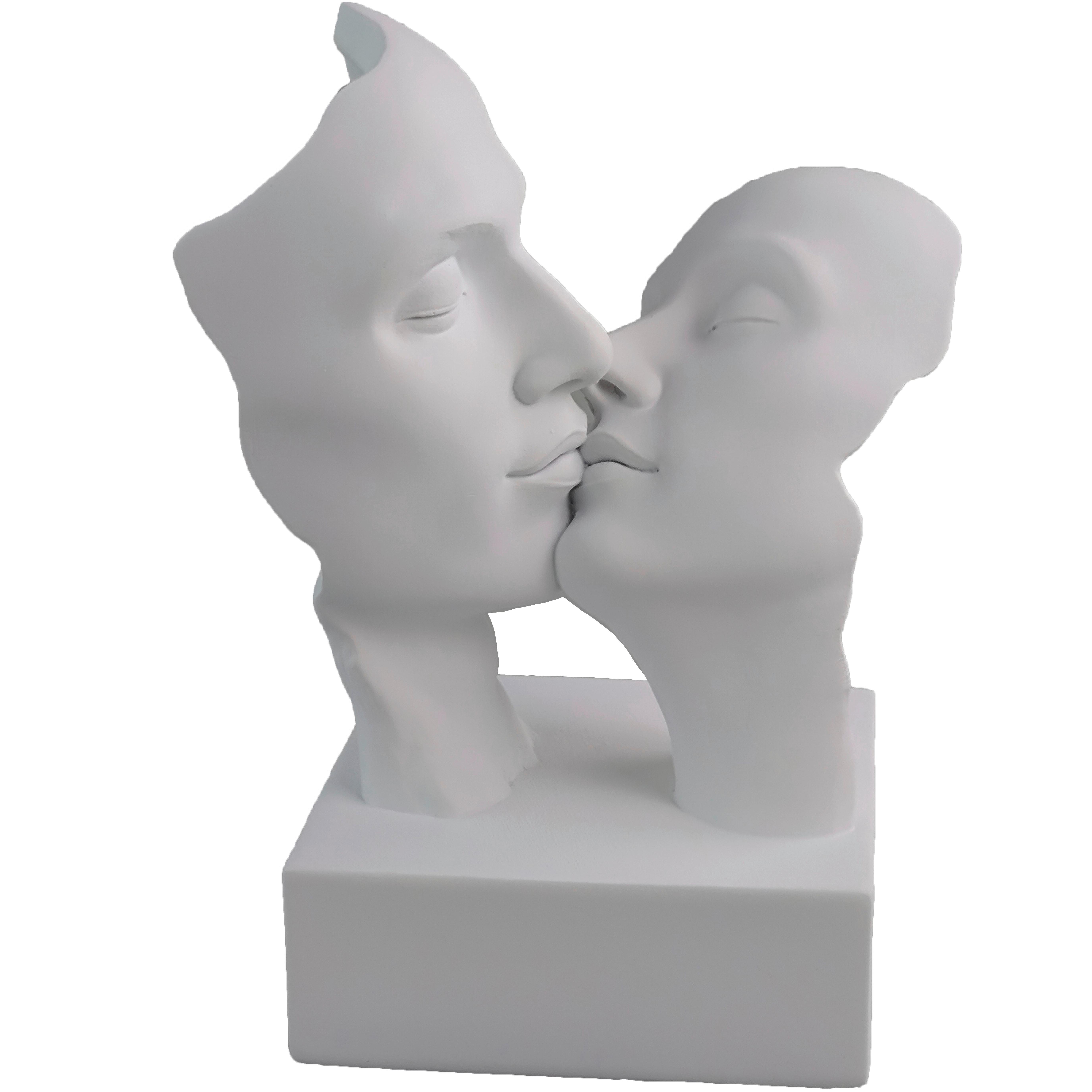 Skulptur Amor - Weiß, KONVENTIONELL, Kunststoff (10,5/9,5/16cm) - Luca Bessoni
