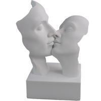 Skulptur Amor - Weiß, KONVENTIONELL, Kunststoff (10,5/9,5/16cm) - Luca Bessoni
