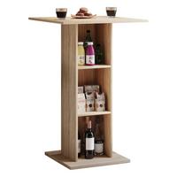 Barový stôl Standos dub sonoma š: 70cm - dub sonoma, Basics, kompozitné drevo (70/70/108cm) - MID.YOU