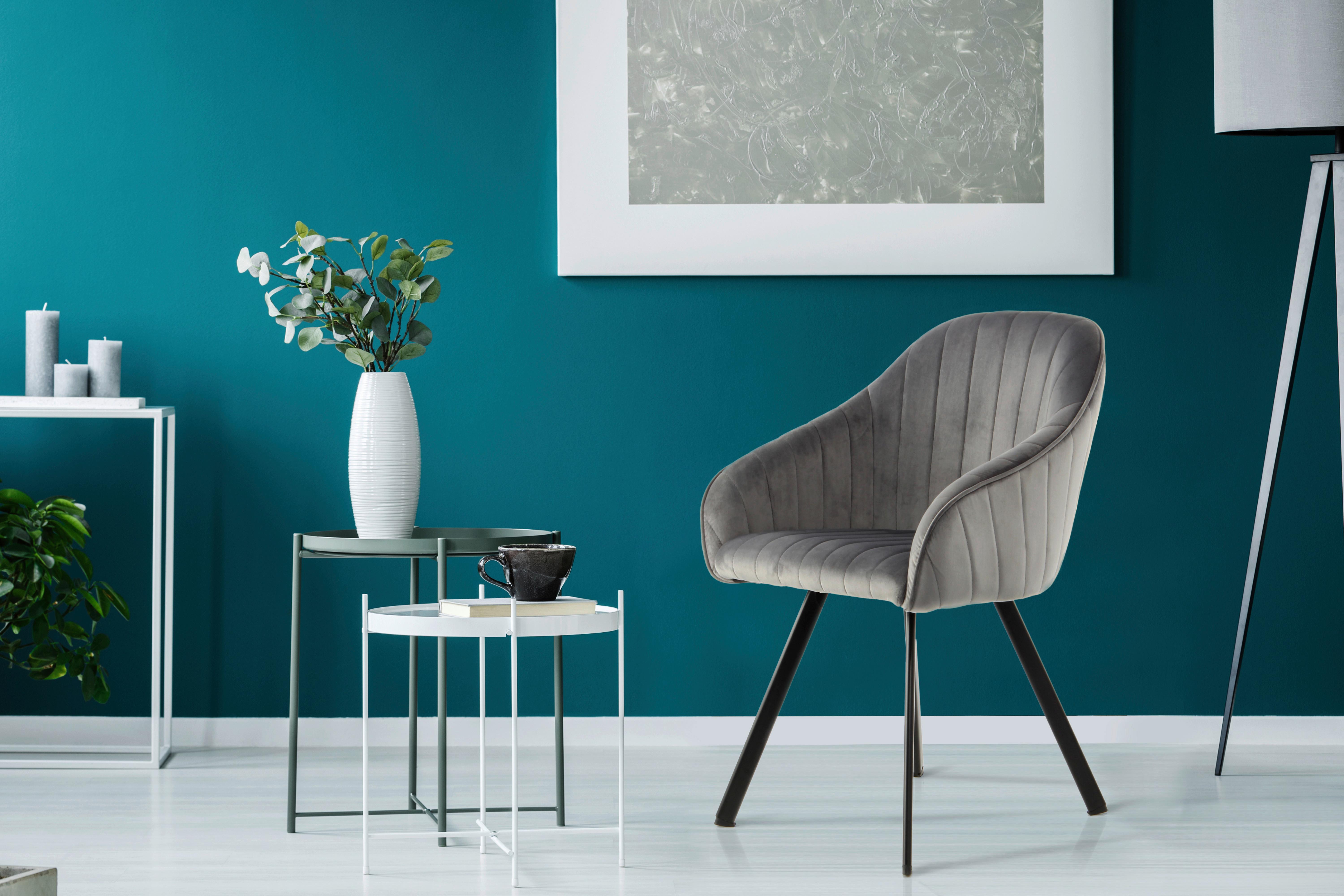 SADA ŽIDLÍ S PODRUČKAMI JODIE 125 - černá/tmavě šedá, Moderní, kov/textil (56/86/59cm) - MID.YOU