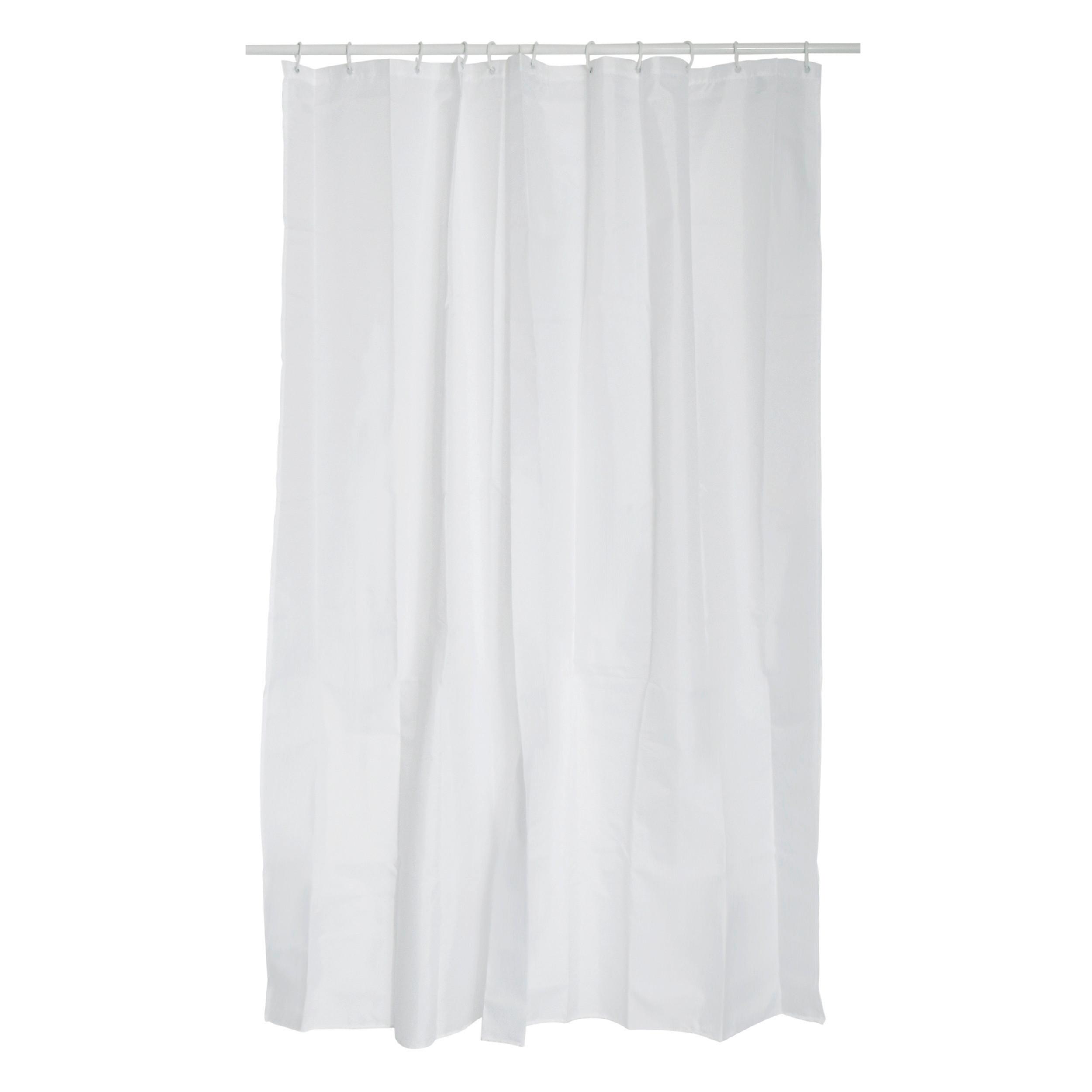 DUSCHVORHANG WEISS - Weiß, Basics, Textil (240/200cm) - MSV