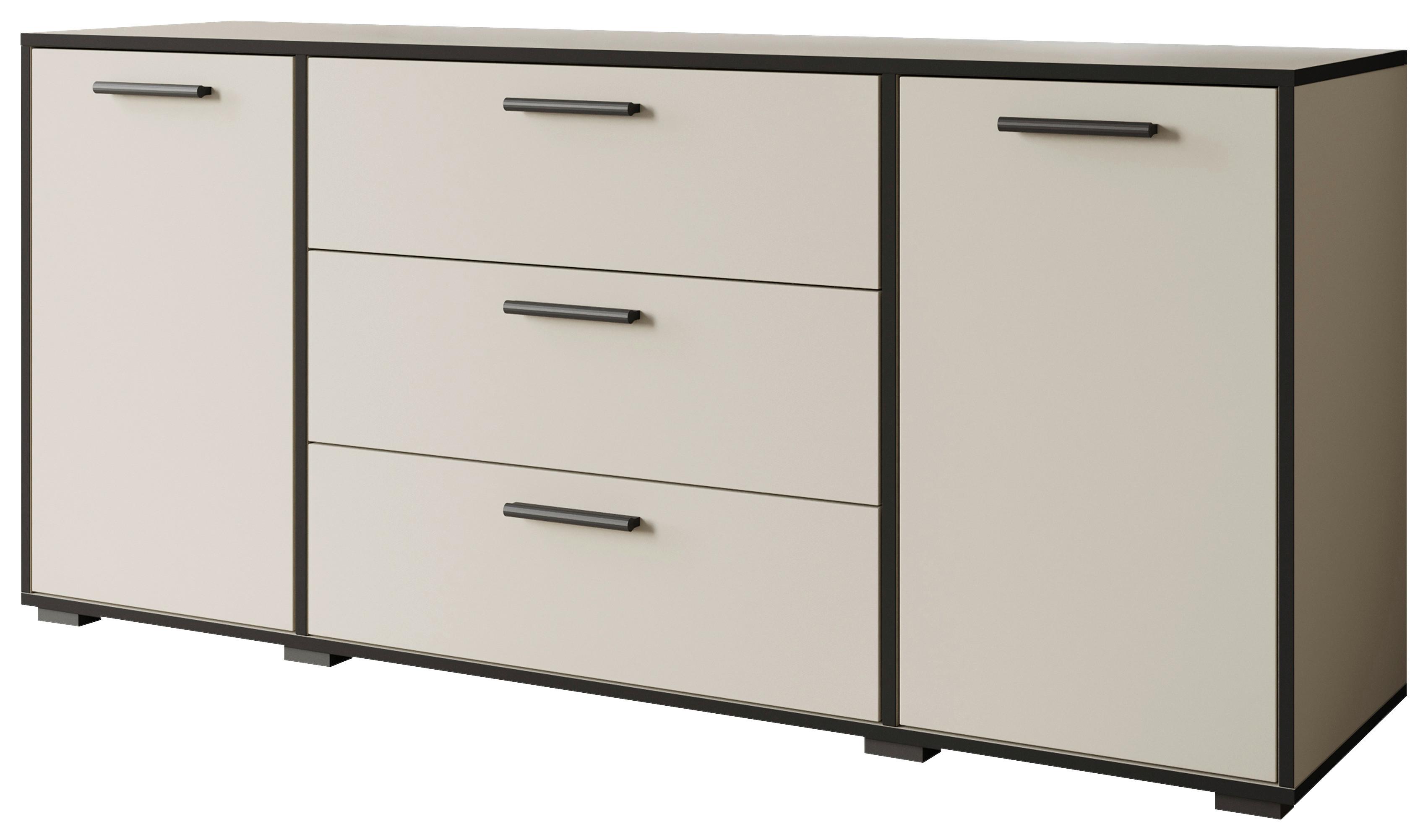Sideboard Bogota Kaschmir/Graphitfarben B:150cm - Kaschmir/Graphitfarben, Basics, Holzwerkstoff (150/68/40cm) - P & B
