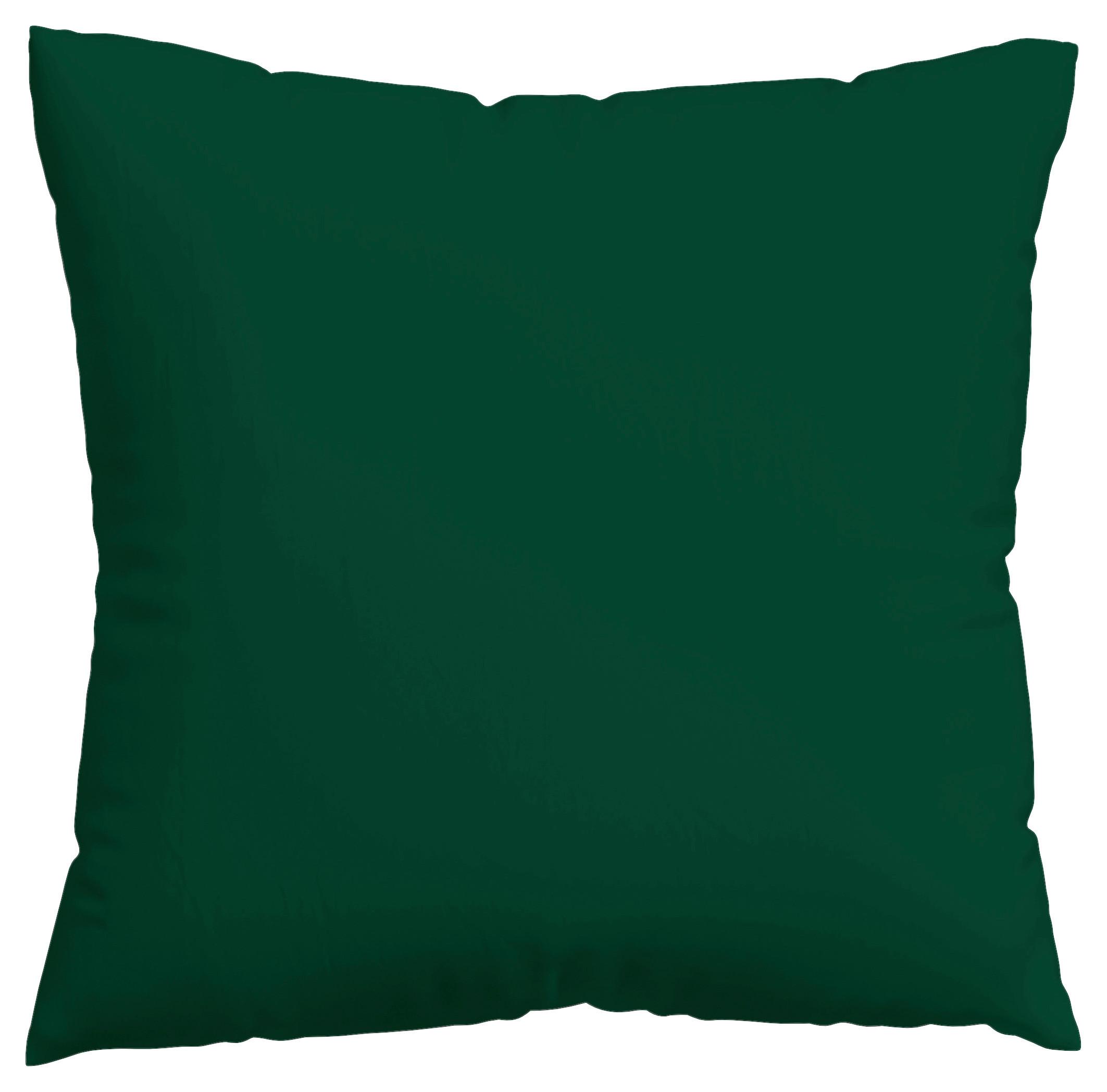 Kissenhülle Easy Jersey - Dunkelgrün, Basics, Textil (40/40cm) - Schlafgut