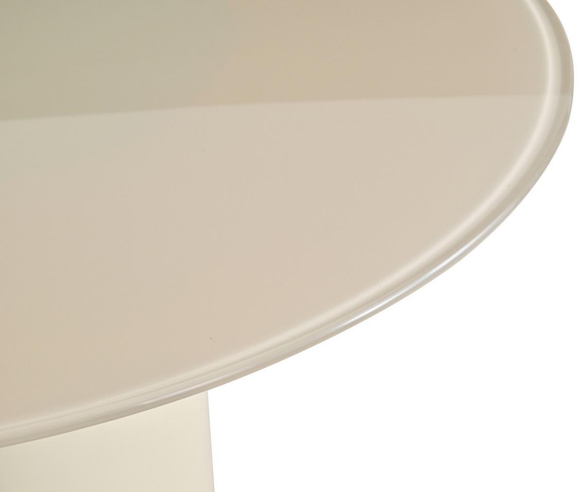 Esstisch Tivoli Beige L: 120 cm - Beige, MODERN, Glas/Holzwerkstoff (120/75cm) - MID.YOU