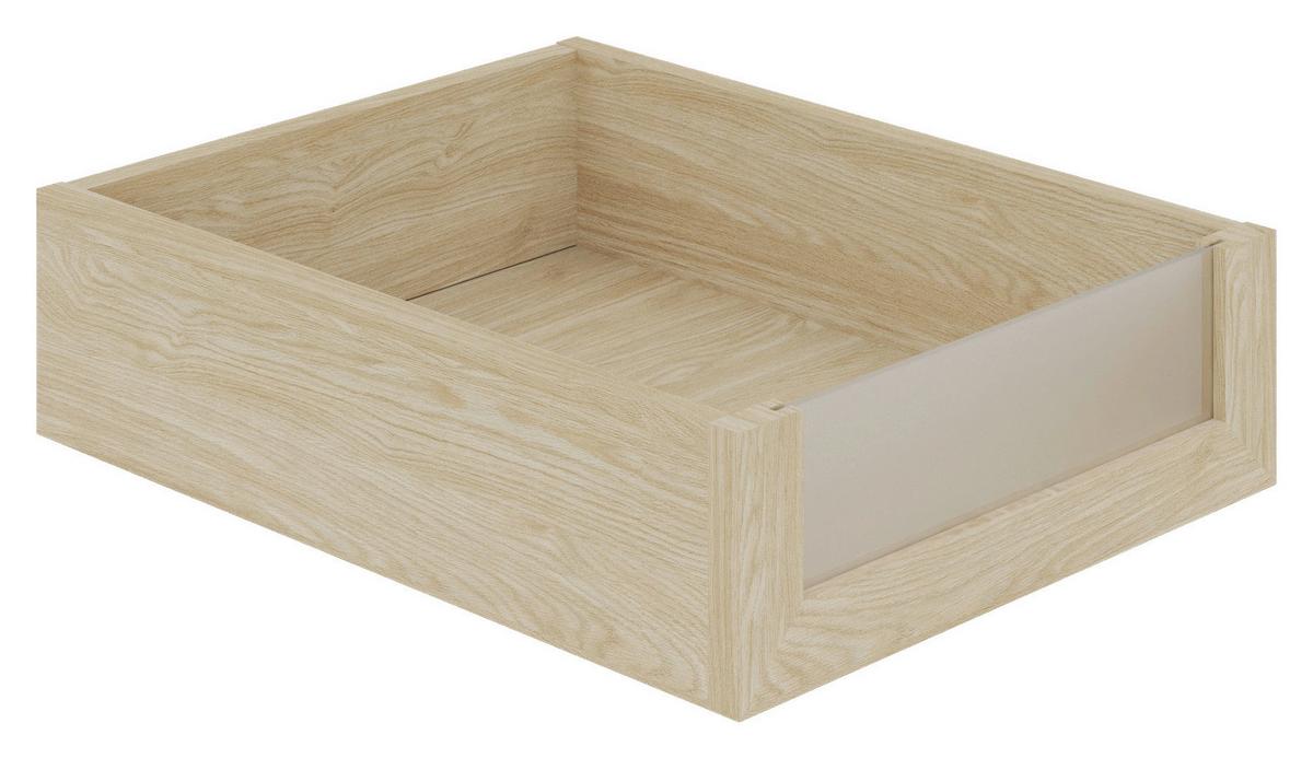 ZÁSUVKA UNIT - barvy dubu, Moderní, kompozitní dřevo (42,4/12/45cm) - Ondega