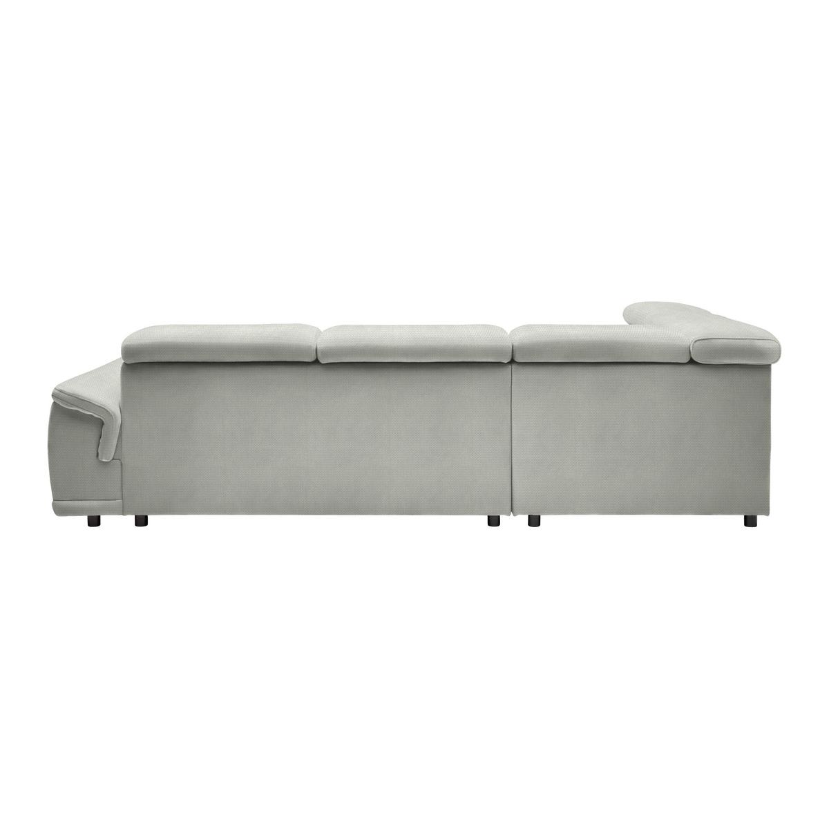 Rohová sedačka GRINALDI, levá, písková - černá/pískové barvy, Moderní, textil/plast (206/283cm) - Premium Living