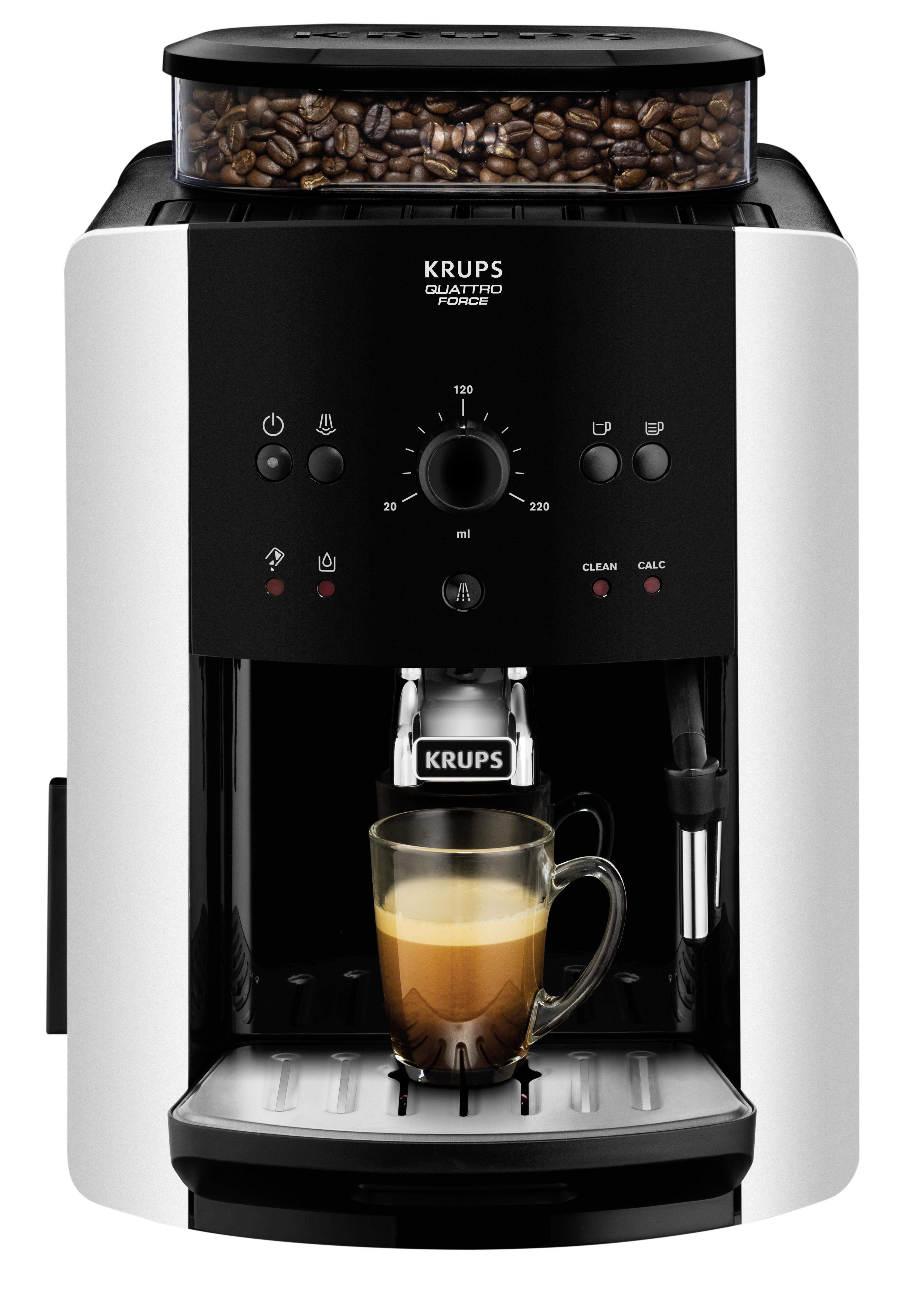 Зерновые кофемашины. Кофемашина Krups ea8118 Arabica. Krups Arabica ea811810. Кофемашина Krups quattro Force. Кофемашина Krups ea811810.