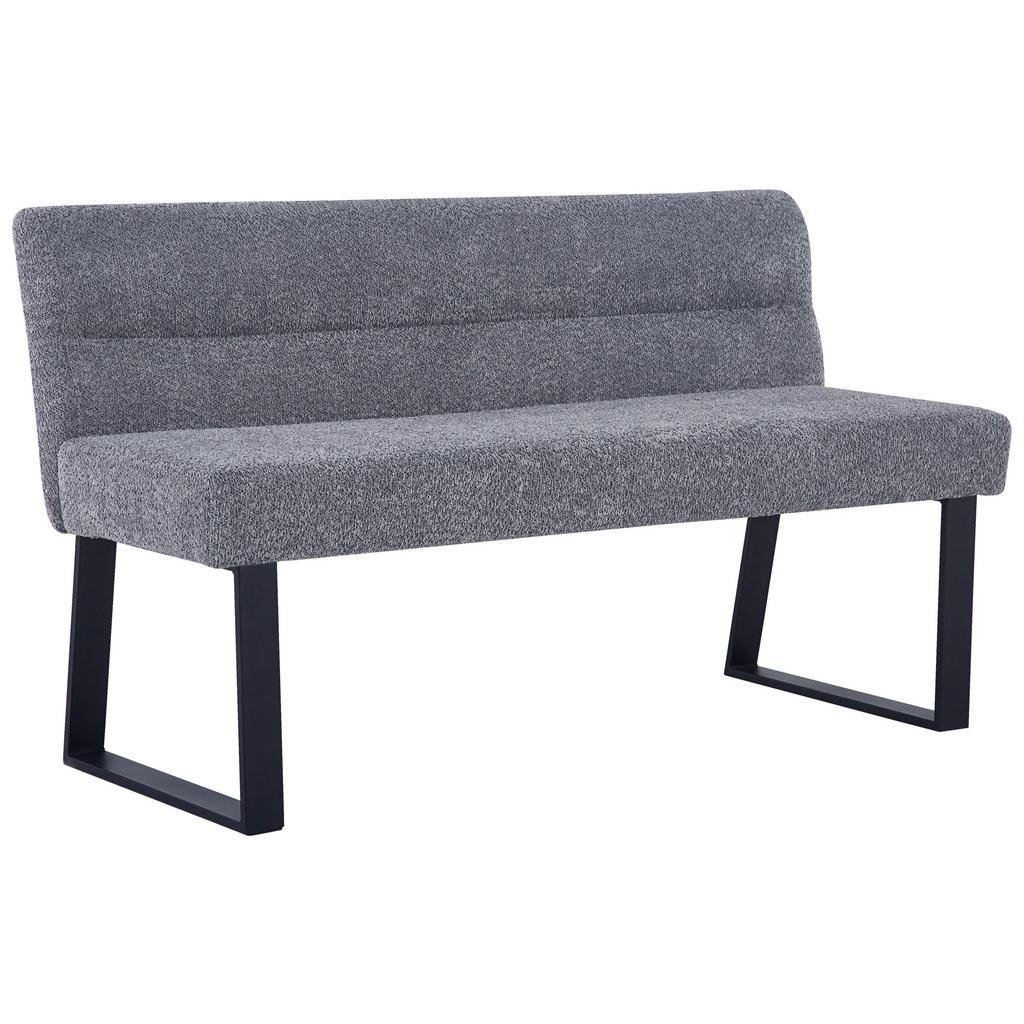 Sitzbank Kea Mit Lehne Grau, B: 140 Cm