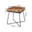Beistelltisch Zari Akazie Massiv, Beine: Eisen Schwarz - Schwarz/Akaziefarben, Design, Holz/Metall (45/51/45cm) - Livetastic Beistelltisch Zari Akazie Massiv, Beine: Eisen Schwarz - Schwarz/Akaziefarben, Design, Holz/Metall (45/51/45cm) - Livetastic