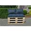 Palettenkissen 3-Tlg. Loungeset - MODERN, Textil Palettenkissen 3-Tlg. Loungeset - MODERN, Textil