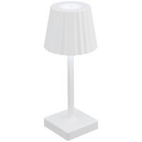 STOLNÍ LAMPA GOPI - bílá, Moderní, kov/plast (10,5/10,5/26cm) - Mömax
