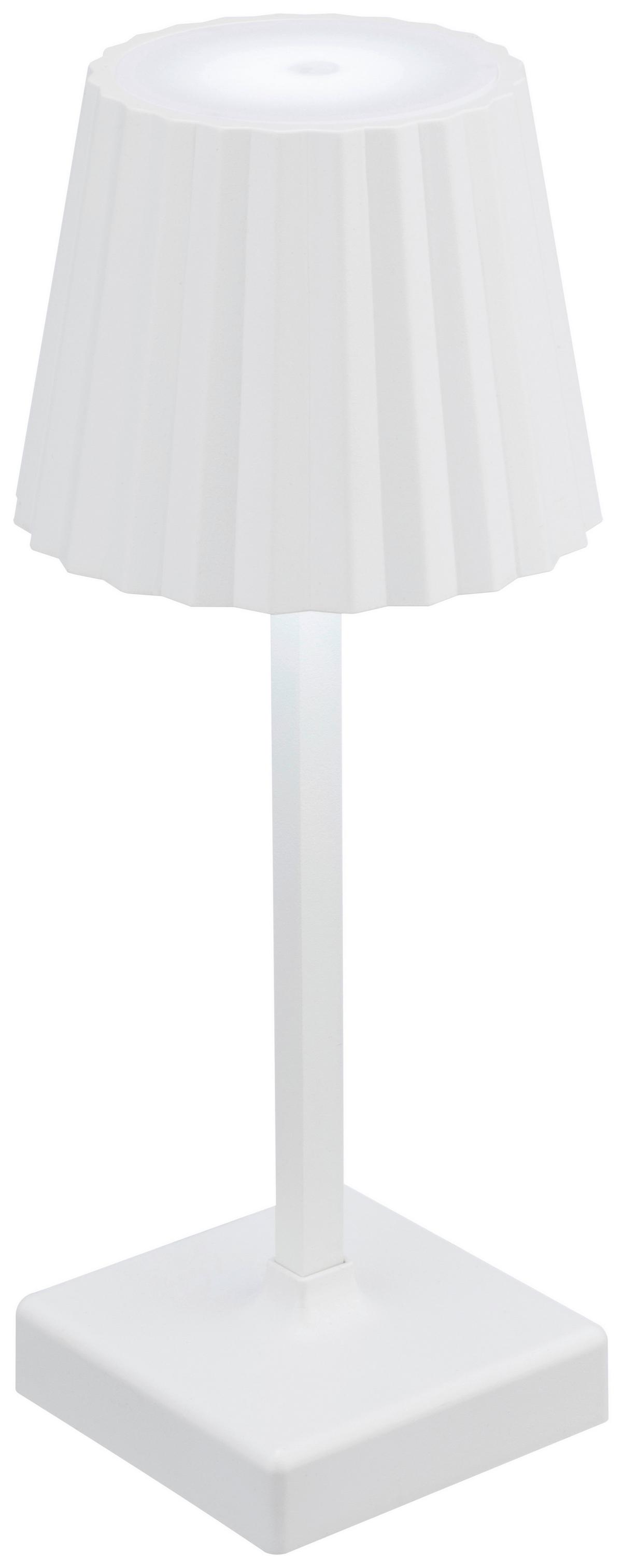 STOLNÍ LAMPA GOPI - bílá, Moderní, kov/plast (10,5/10,5/26cm) - Mömax