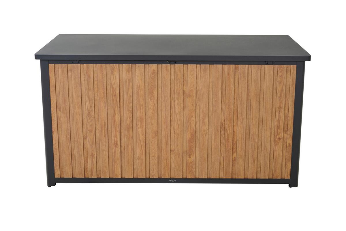 Kissenbox Sabano Kibox - Braun, MODERN, Metall (59/75/135cm) - Siena Garden