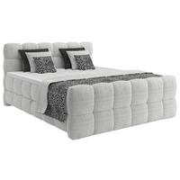 BOXSPRINGBETT inkl. Bettkasten 160x200 - Grauweiß/Schwarz, Trend, Holz/Holzwerkstoff (160/200cm) - Sembella