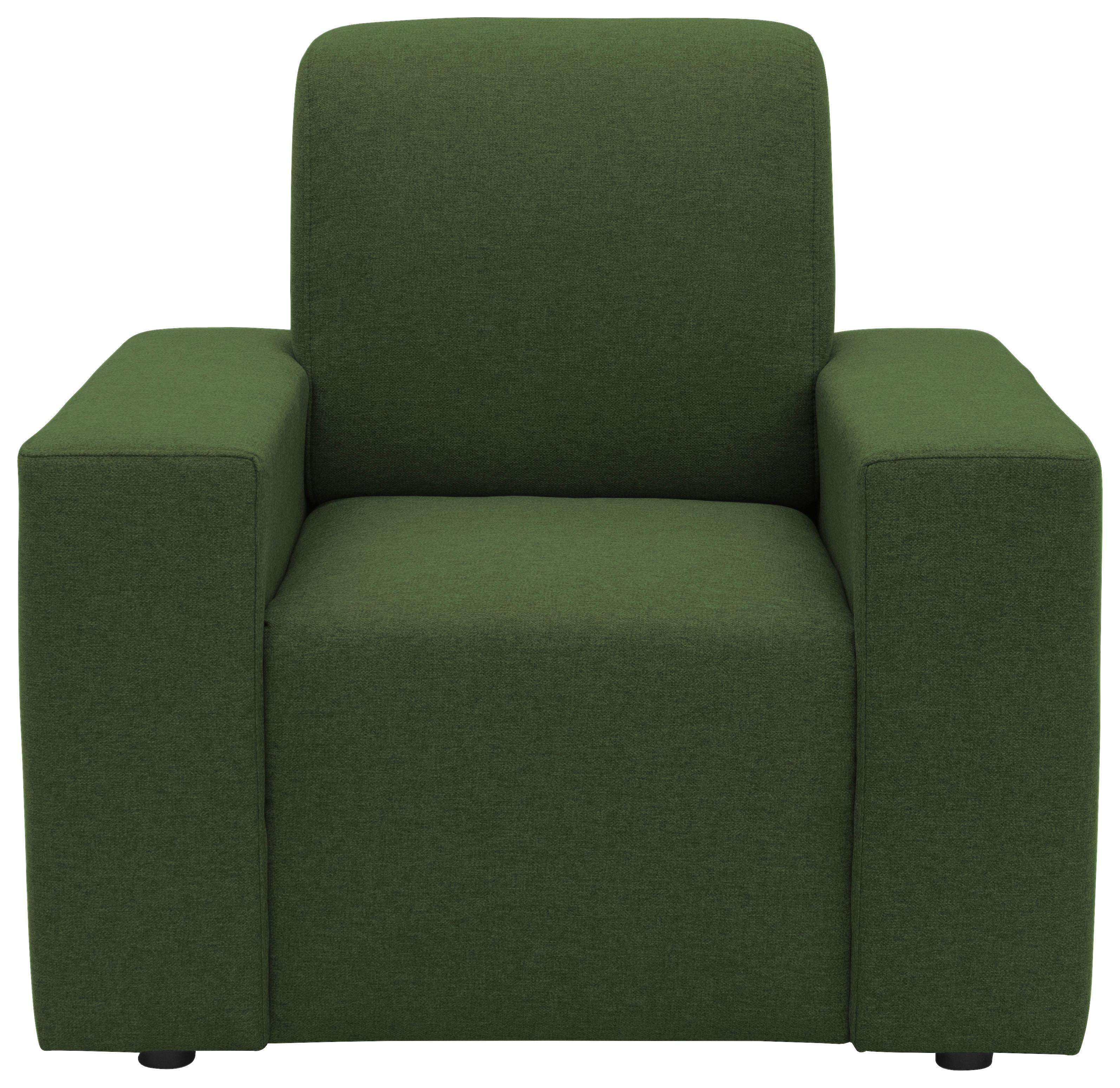 Sessel Looks Grün B: 93 cm - Schwarz/Grün, Design, Textil (93/88/88cm) - LOOKS by W.Joop