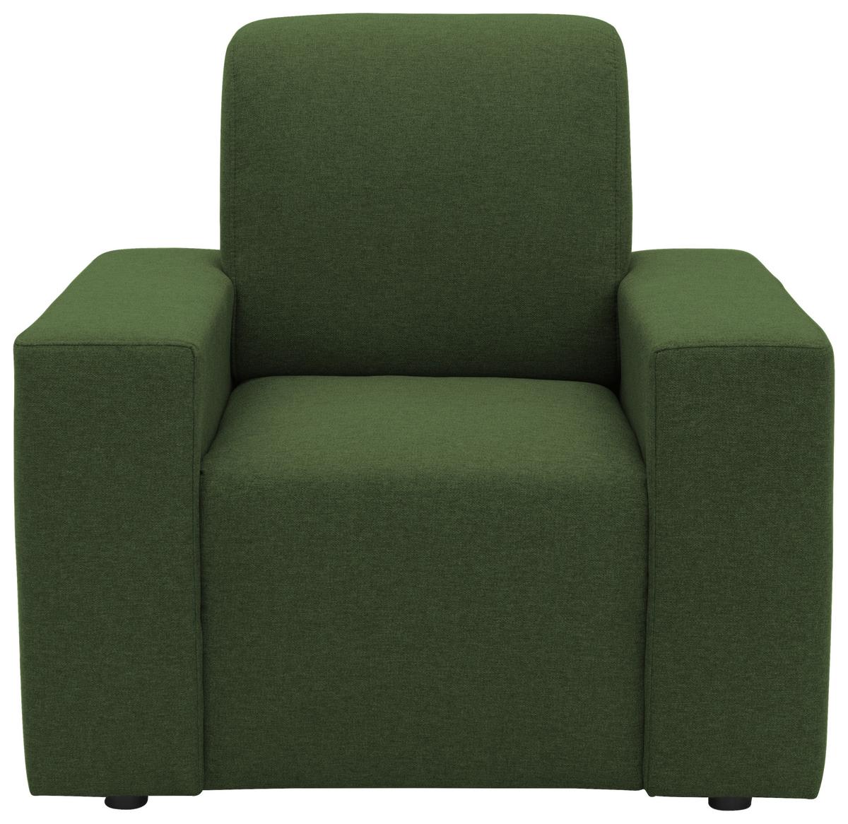 Sessel Looks Grün B: 93 cm - Schwarz/Grün, Design, Textil (93/88/88cm) - LOOKS by W.Joop