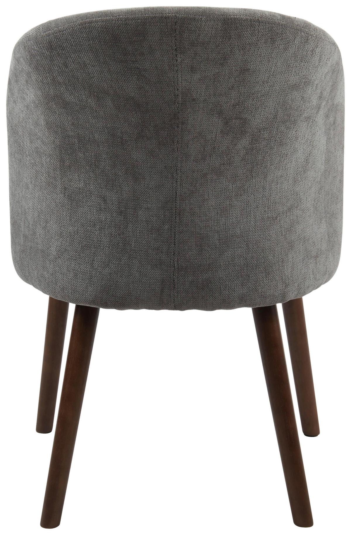Stuhl Tampere Grau B: 53 cm - Eichefarben/Grau, MODERN, Holz/Textil (53/87/58cm) - Livetastic